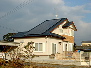 太陽光発電オール電化施工例福岡12-3